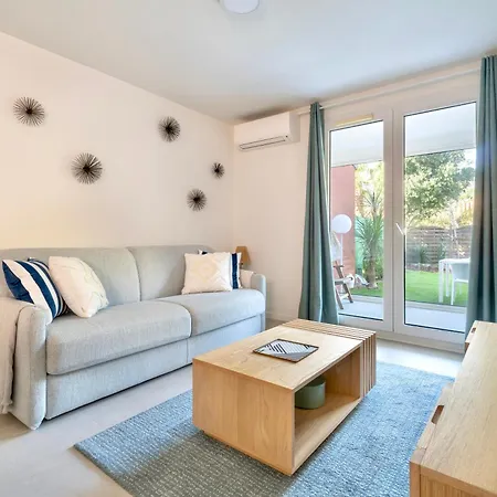 Апартаменты Petite Maison Pour 6 - Jardin Clim Piscine Parking Теуль-сюр-Мер