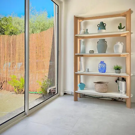 Petite Maison Pour 6 - Jardin Clim Piscine Parking * テウル・シュル・メール